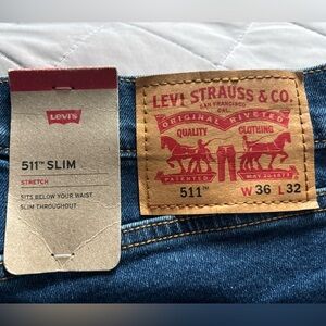 Levi's 511 Slim Fit Denim Jeans